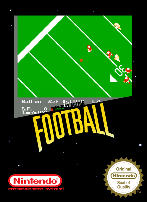NES Play Action Football (USA) (Beta) box art